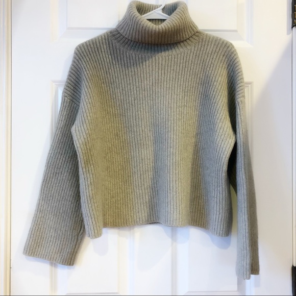 H&M cashmere wool turtleneck sweater M - Picture 3 of 5